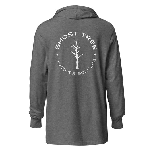 Ghost Tree Long Sleeve Hooded T shirt